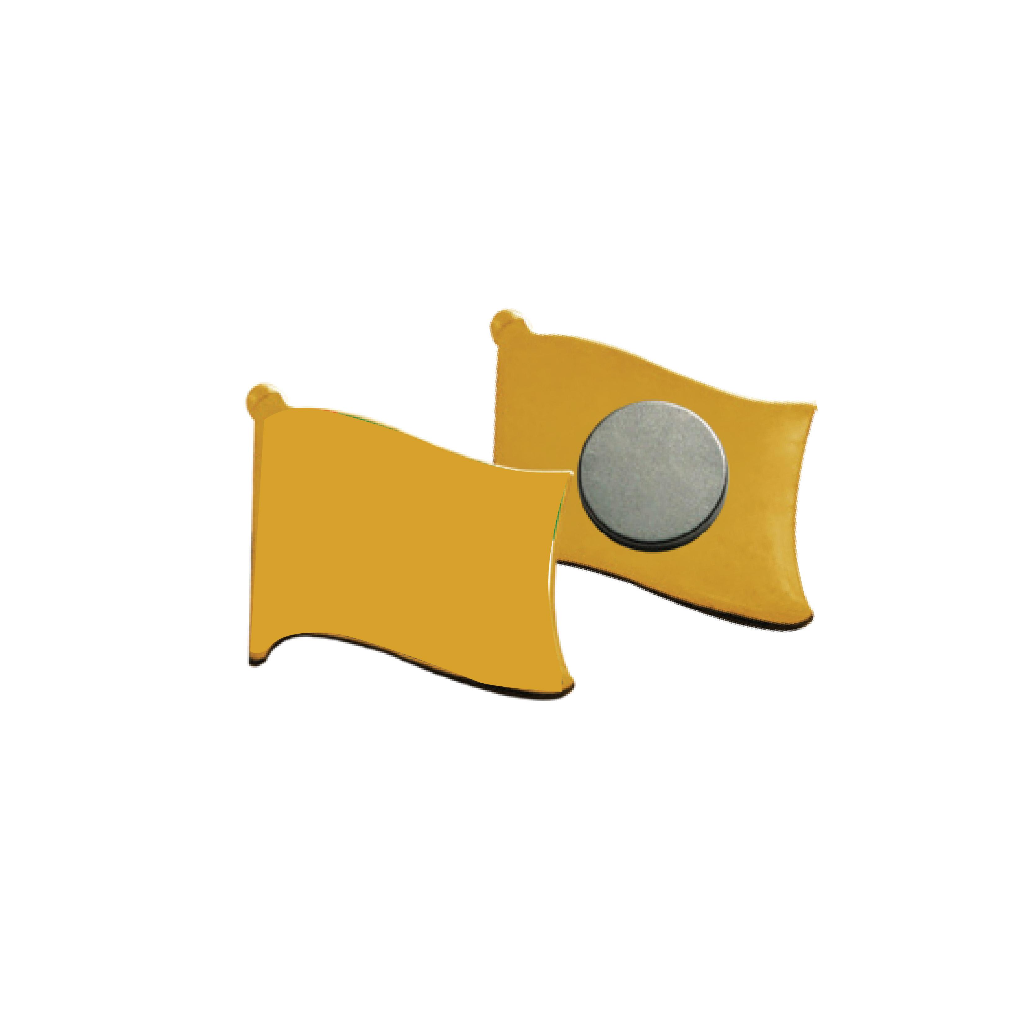 Flag Metal Badges With Available Size 20 x 15 mm